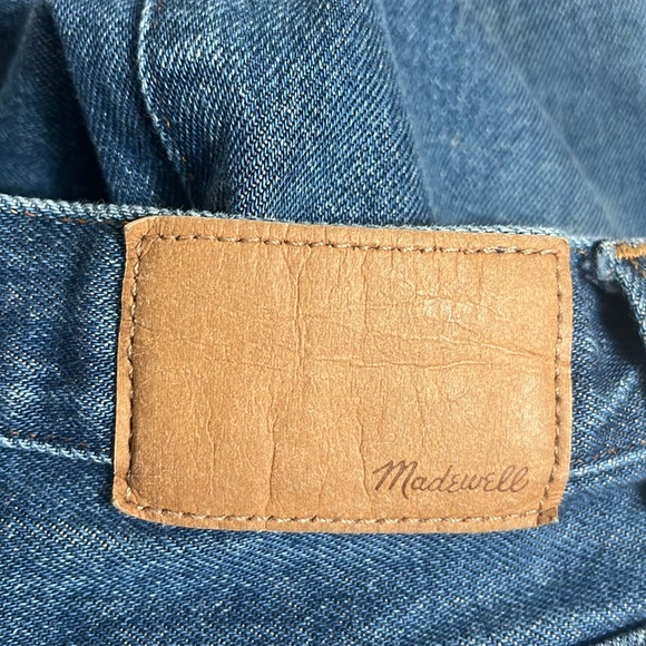 Madewell Baggy Straight Blue Jeans - Picture 8 of 12